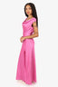 ASTR Pink Off-Shoulder 'Monroe' Maxi Dress  Size M