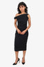 Katie May Black One-Shoulder 'Flynn' Dress Size M