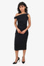 Katie May Black One-Shoulder 'Flynn' Dress Size L