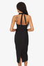 Kianna Black Keyhole 'Lara' Midi Dress Size XS