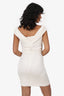 Misha White Off-Shoulder 'Judi' Mini Dress Size 4