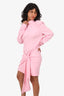 Elliatt Pink Long Sleeve 'Spritz' Mini Dress Size L