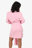 Elliatt Pink Long Sleeve 'Spritz' Mini Dress Size L