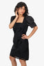 Elliatt Black Puff-Sleeve Dakota Dress Size S