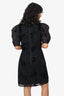 Elliatt Black Puff-Sleeve Dakota Dress Size S