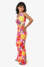 Runaway The Label Multicolour Halter Crop Top + Maxi Skirt Set Size XS