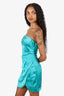 Elliatt Turquoise Strapless 'Peony' Mini Dress Size L