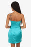 Elliatt Turquoise Strapless 'Peony' Mini Dress Size L