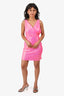 Winona Pink Sequin Halter-Neck 'Maria' Mini Dress Size XXS