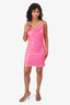 Winona Pink Sequin Backless 'Samra' Mini Dress Size XS