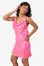 Winona Pink Sequin Backless 'Samra' Mini Dress Size XXS
