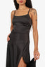 Runaway The Label Black Lace-Up 'Mimi' Maxi Dress Size L