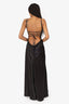 Runaway The Label Black Lace-Up 'Mimi' Maxi Dress Size L