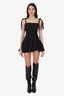 Sofia Black Eyelet 'Daisy' Mini Dress Size XS
