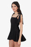 Sofia Black Eyelet 'Daisy' Mini Dress Size XS