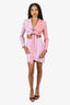 Lavish Alice Pink/Purple Tie-Up Blazer 'Mila' Dress Size L
