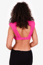 Eliya the Label Pink Cropped 'Tyra' Bra Top Size M