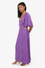 AFRM Purple Floral Cut-Out 'Renzo' Dress Size M