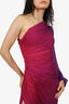 Rococo Sand Purple Ombre One-Shoulder 'Paige' Dress Size S