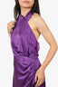 Elliatt Purple Halter 'Malaya' Mini Dress Size S