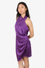 Elliatt Purple Halter 'Malaya' Mini Dress Size S