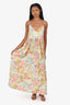 Pasduchas Blue Floral 'Amity' Maxi Dress Size L