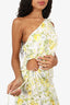 Winona White Linen Floral 'Limette' Dress Size M