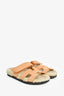 Hermès Brown Suede/Shearling 'Chypre' Sandals Size 36.5