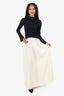 Solid & Striped X Sofia Ritchie Grainge Black/Cream Mock Neck Maxi Dress Size S