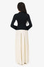 Solid & Striped X Sofia Ritchie Grainge Black/Cream Mock Neck Maxi Dress Size S