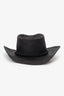 Gladys Tamez Black Straw Cowboy Hat Size S