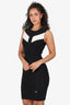 Just Cavalli Black/White Sleeveless Bandage Midi Dress Size XS