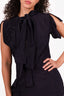 Marni Black Ruffle Cap Sleeve Top Size 42