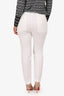 Marni White Straight Leg Pants Estimated Size 8