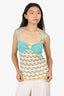Missoni M Blue/Yellow Knit Tank Size 42