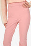 Chiara Boni La Petite Robe Pink Flare Pants Size 4