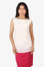 Ralph Lauren White Silk Sleeveless Blouse Size 4