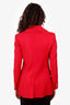 Moschino Couture Red Double-Breasted Blazer Size 8