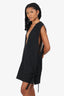 Marni Black Wool Plunging V-Neck Dress Size 40
