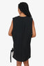 Marni Black Wool Plunging V-Neck Dress Size 40