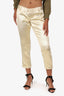 DSquared2 Gold Capri Pants Size 42