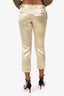 DSquared2 Gold Capri Pants Size 42