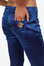 Versace Collection Blue Skinny Pants Size 29