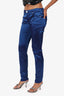 Versace Collection Blue Skinny Pants Size 29