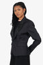 DSquared2 Black Wool/Silk Beaded Blazer Size 48