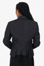 DSquared2 Black Wool/Silk Beaded Blazer Size 48