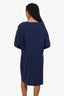 Ralph Lauren Navy Wool Dress With Hook + Eye Closures Estimated Size 6