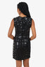 Verses Versace Black Panelled Sleeveless Dress Size 42
