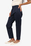 Seventy Navy Blue Straight Leg Pants Size 48
