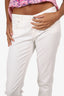 Versace Jeans White Skinny Jeans Size 28